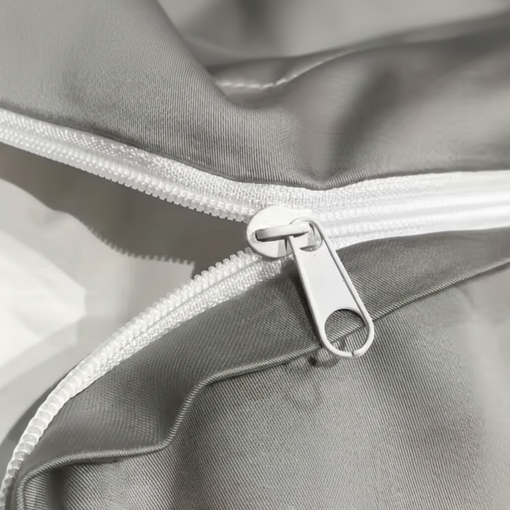 100% Organic Bamboo Bedding Set - Grey