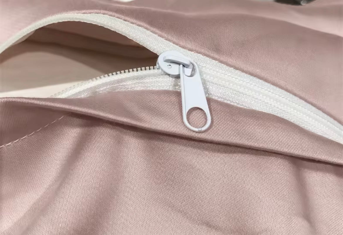 100% Organic Bamboo Bedding Set - Pink