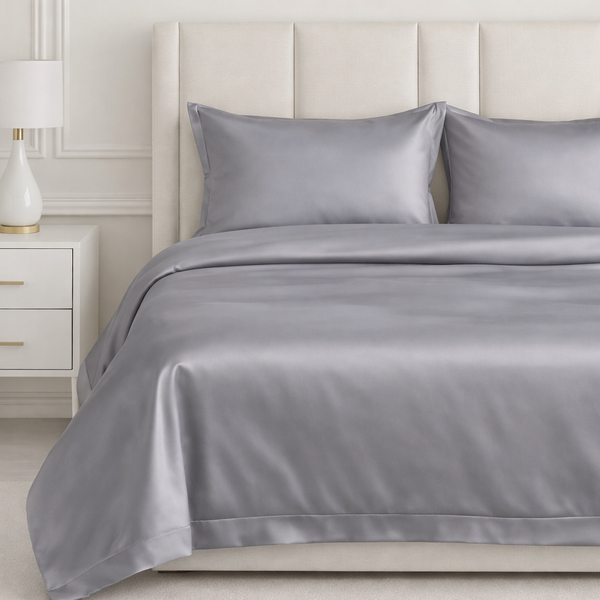 100% Organic Bamboo Bedding Set - Grey