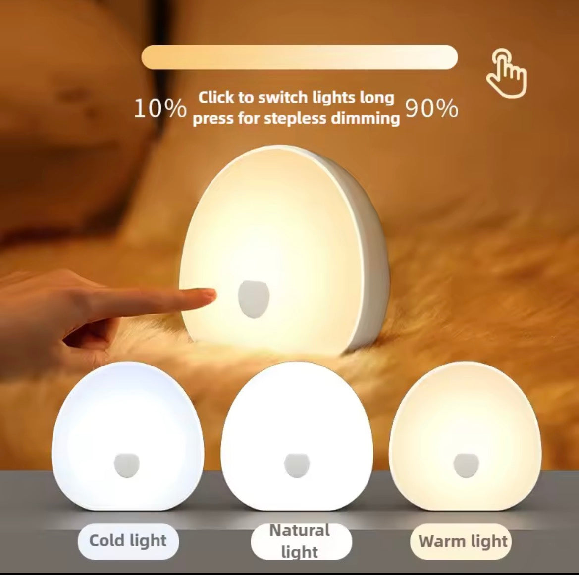 White Noise Sleep Machine with Soothing Sound and LED Changing Night Light