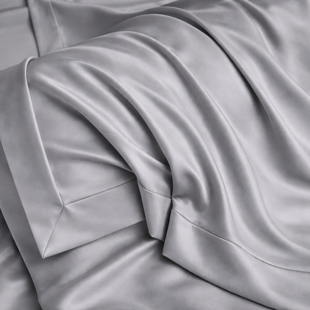 100% Organic Bamboo Bedding Set - Grey