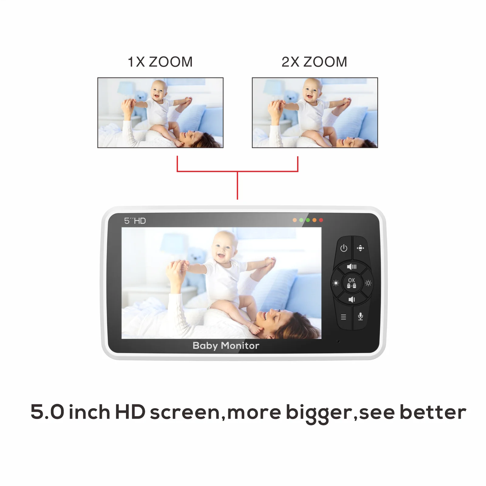 Video Baby Monitor with Camera and Audio