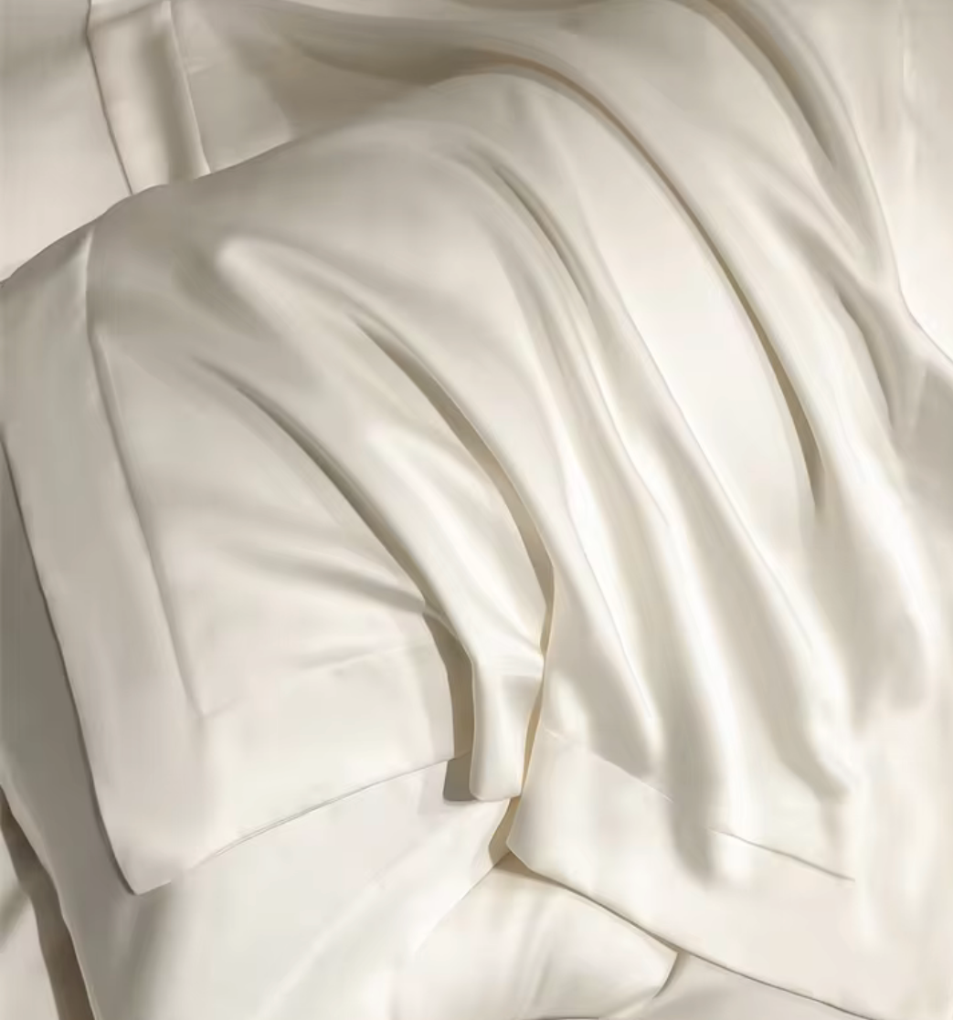 100% Organic Bamboo Bedding Set - Ivory